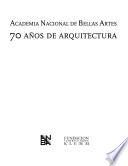libro Academia Nacional De Bellas Artes