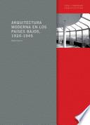 libro Arquitectura Moderna En Los Países Bajos, 1920 1945
