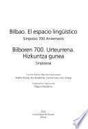 libro Bilbao, El Espacio Lingüístico