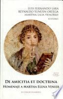 libro De Amicitia Et Doctrina