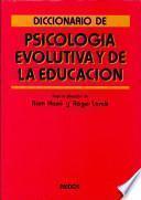 libro Diccionario De Psicología Evolutiva Y De La Educación