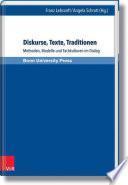 libro Diskurse, Texte, Traditionen