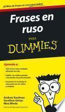 libro Frases En Ruso Para Dummies