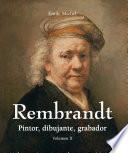 libro Rembrandt   Pintor, Dibujante, Grabador   Volumen Ii