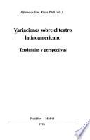 libro Variaciones Sobre El Teatro Latinoamericano