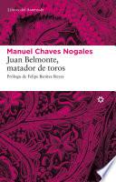 libro Juan Belmonte, Matador De Toros