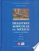 libro Desastres Agrícolas En México