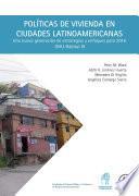 libro Políticas De Vivienda En Ciudades Latinoamericanas
