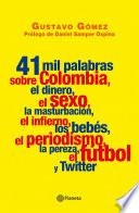 libro 41 Mil Palabras Sobre Colombia