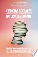 libro Ciencias Sociales Y Naturaleza Humana