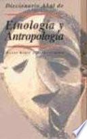 libro Diccionario Akal De Etnología Y Antropología