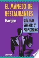 libro El Manejo De Restaurantes