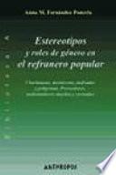 libro Estereotipos Y Roles De Género En El Refranero Popular