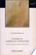 libro Studies In American Literature