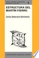 libro Estructura Del Martín Fierro