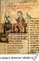 libro Lyrique Romane Médiévale
