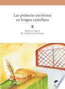 libro Primeras Escritoras En Lengua Castellana, Las