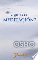 libro Que Es La Meditacion