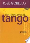libro Breve Historia Crítica Del Tango