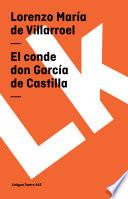 libro El Conde Don García De Castilla