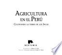 libro Agricultura En El Perú