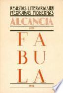 libro Alcancía, 1933. Fábula, 1934