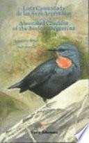 libro Annotated Checklist Of The Birds Of Argentina