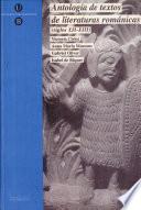 libro Antologia De Textos De Literaturasromanicas