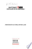 libro Antonio Llidó