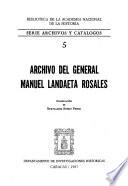 libro Archivo Del General Manuel Landaeta Rosales