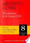 libro Archivo Gomá: Octubre Diciembre De 1937