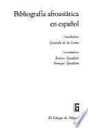 libro Bibliografía Afroasiática En Español
