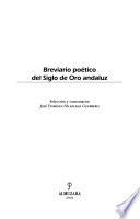 libro Breviario Poético Del Siglo De Oro Andaluz