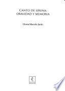 libro Canto De Sirena