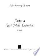 libro Cartas A José Mejía Lequerica