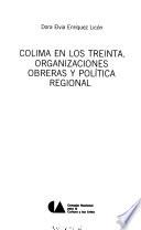 libro Colima En Los Treinta