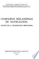 libro Compañías Holandesas De Navegación