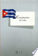 libro Constitución De Cuba