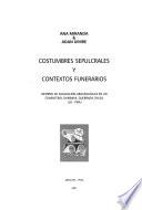 libro Costumbres Sepulcrales Y Contextos Funerarios