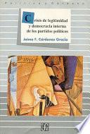 libro Crisis De Legitimidad Y Democracia Interna De Los Partidos Políticos