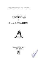 libro Crónicas Y Comentarios