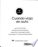 libro Cuando Viajo En Auto/when I Ride In A Car