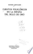 libro Cuentos Folklóricos En La España Del Siglo De Oro