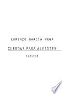 libro Cuerdas Para Aleister