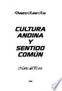 libro Cultura Andina Y Sentido Común