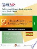 libro Cultura Política De La Democracia En El Perú