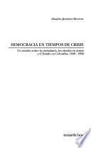 libro Democracia En Tiempos De Crisis