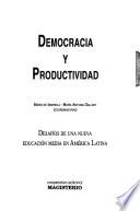 libro Democracia Y Productividad