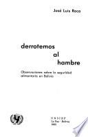 libro Derrotemos Al Hambre