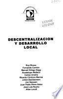 libro Descentralización Y Desarrollo Local
